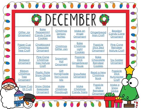 December Activities | December activities, Kids calendar, Calendar ...