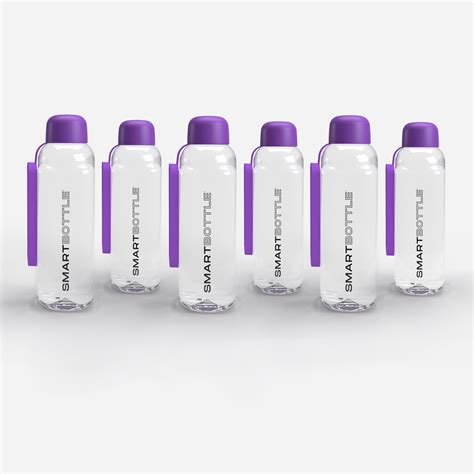 Slim Reusable Water Bottle 500ml/16oz 6-Pack | Made in Canada – Smartbottle