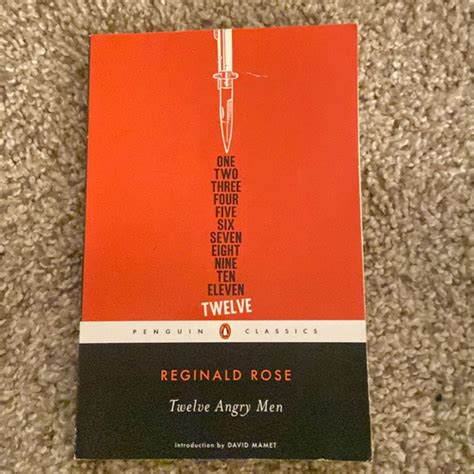 Twelve Angry Men by Reginald Rose, David Mamet