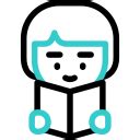 Reading Animated Icon | Free education Animated Icon