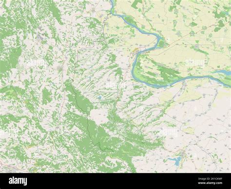 Vidin, province of Bulgaria. Open Street Map Stock Photo - Alamy