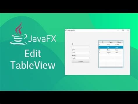 Image result for Add/Edit List JavaFX SQL Lite