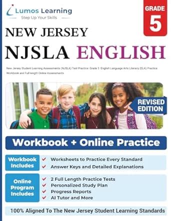 New Jersey Student Learning Assessments (NJSLA) Test Practice: Grade 5 ...