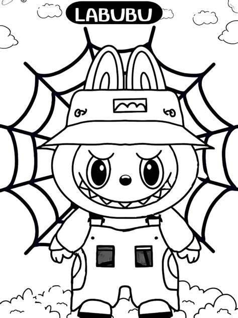 Labubu Coloring Sheet