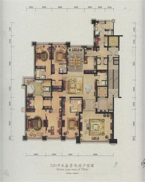 六室两厅三卫户型图 300平米现代风格装修案例赏析 - 本地资讯 - 装一网