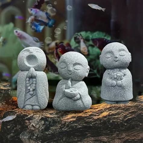 Wonderland (Set of 4) Baby Monk (Buddha Statue, Monk Statue, Garden ...