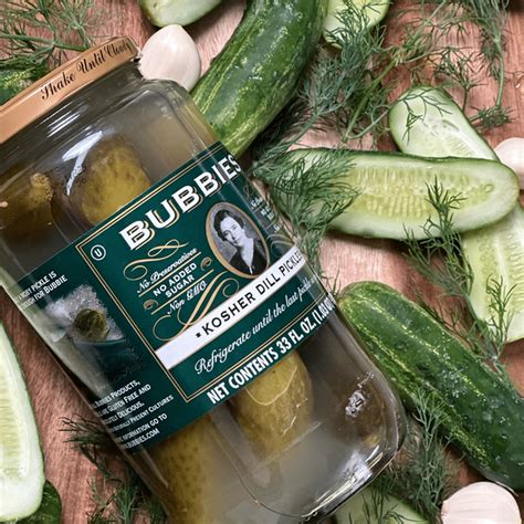 Bubbies Kosher Dill Pickles (33 fl oz) Delivery or Pickup Near Me ...