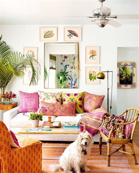 coastal boho living room
