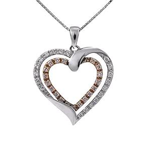 Joyalukkas Pride Diamond Collection 18K White Gold and Diamond Pendant ...
