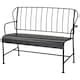 LÄCKÖ 2-seat sofa, outdoor, grey - IKEA