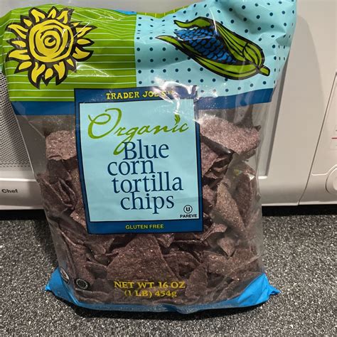 Organic Blue Corn Tortilla Chips from Trader Joe's - Vegan Product ...