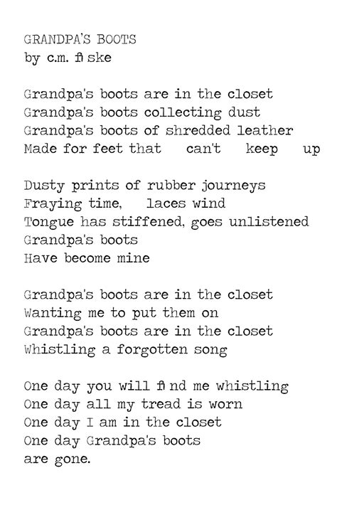 Boots Boots Boots Poem Meaning at Spencer Neighbour blog