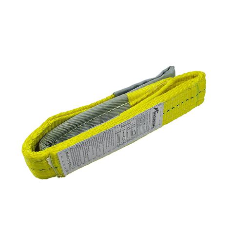 Indusafe Lift Sling Straps 3ft Flat Web Sling 6200lbs Capacity Lifting ...