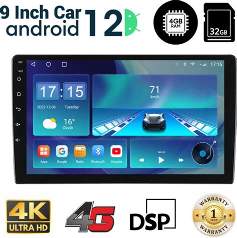 Drivably pro Universal 9 Inch Car Android 4GB Ram 32GB Rom IPS DIsplay ...
