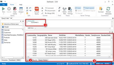 Learning DAX Query 的图像结果
