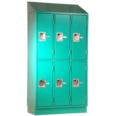 BIM objects - Free download! Apex Hallway Lockers - 2 Tier - 60 ...