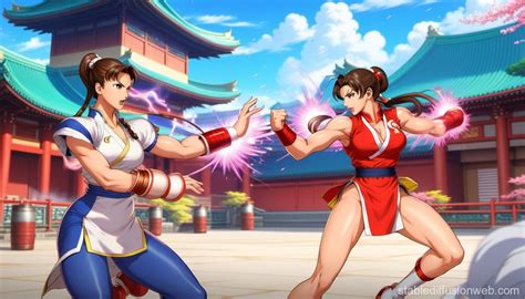 Chun-Li vs Mai Shiranui: A Fight | Stable Diffusion Online
