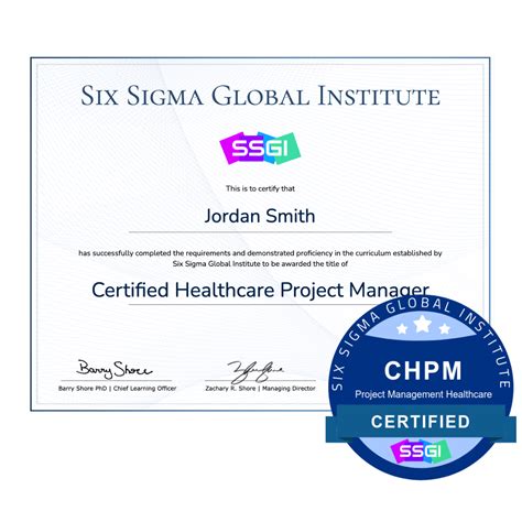 Project Management Healthcare Certification & Training | SSGI Healthcare