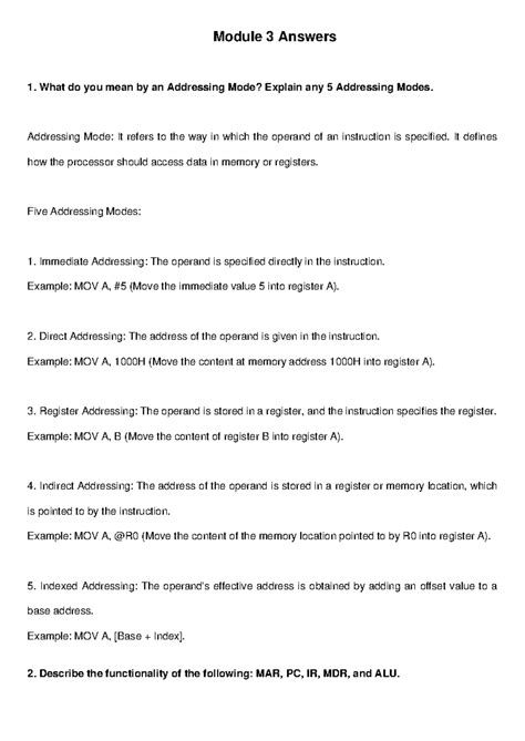 Module 3 Answers - Hi this is notes - Module 3 Answers What do you mean ...