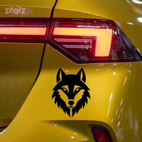 Fierce Wolf Design Sticker for Vehicles – Rhino Industries