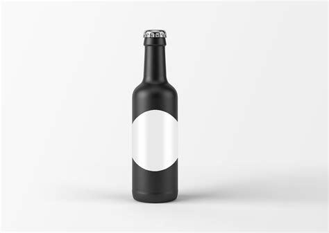 Ceramic Beverage Bottle Free Mockup | Free Mockup World