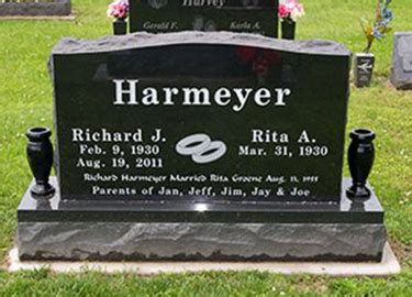 Monument Samples | Schmitz Funeral Homes