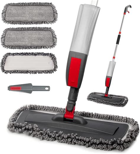 120CM Spray Mop for Floor Cleaning | Microfiber Hardwood Floor Mop with ...