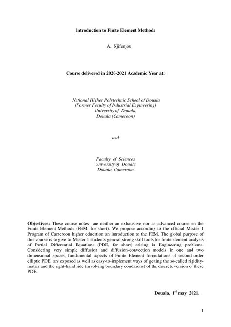 Image result for Introduction to Finite Element Method