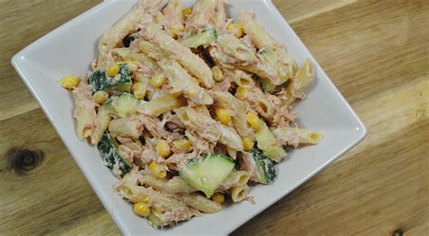 Pasta and Tuna Mayonnaise Salad Recipe