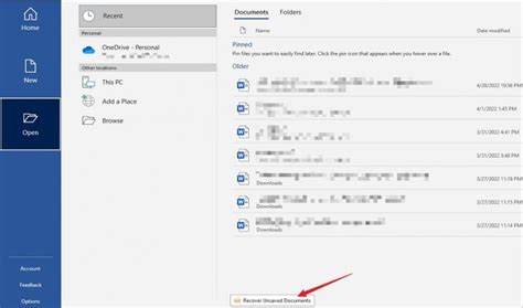 Image result for Recover Unsaved Files