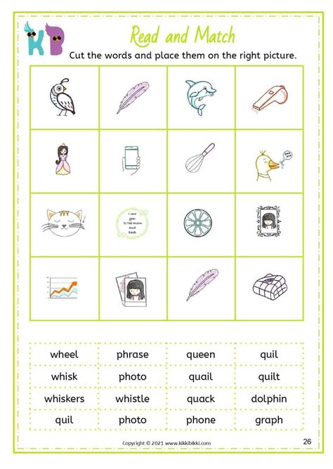Learn to Spell wh, ph, qu Words | Free Phonics Worksheets
