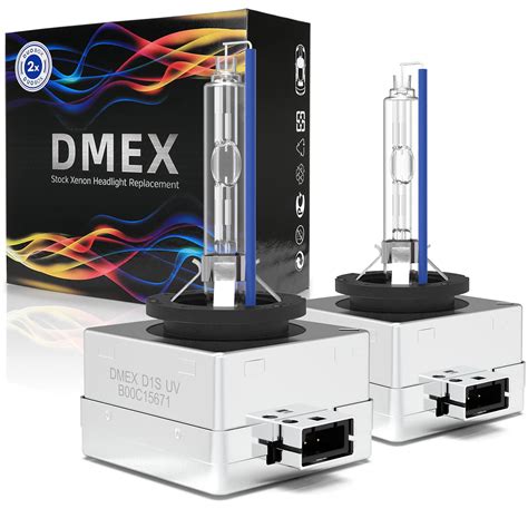 DMEX D1S Xenon HID Headlight Bulbs 8000K White Blue 35W 66144 66140 85140 85415 Replacement ...