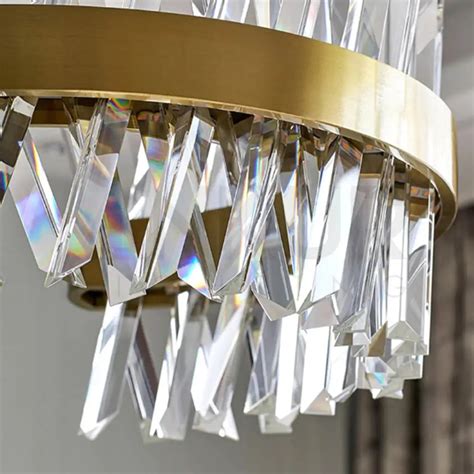 ANKUR CRISS CROSS THREEQ ROUND CONTEMPORARY CRYSTAL CHANDELIER at the ...
