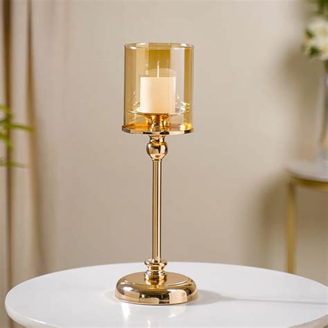 Hurricane Metal Candle Holder Stand Set Of 3 Online - Premium Candle ...