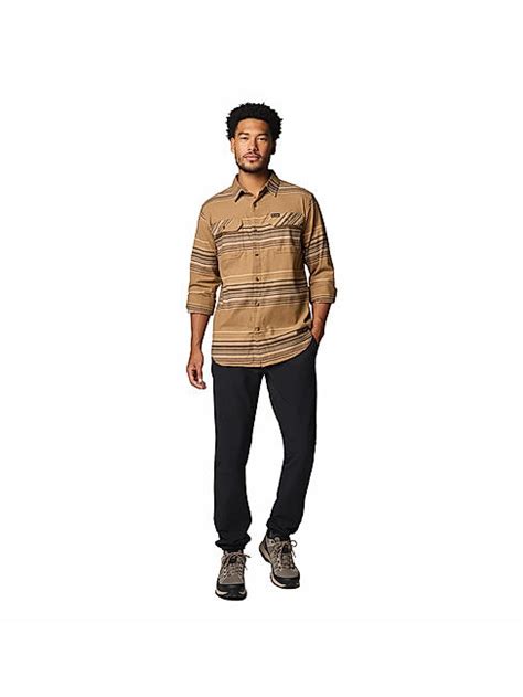 Buy Mustard Omni-Wick Flare Gun Stretch Flannel Long Sleeve Shirt for ...