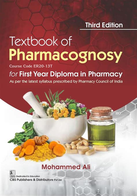 Buy Textbook of Pharmacognosy for First Year Diploma in Pharmacy - 3/e ...