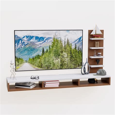 WOODERYX Engineered Wood L Shape TV Entertainment Unit TV Cabinet with ...