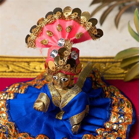 Buy Laddu Gopal Pagdi With Sequin Work - Size no. 2 Online in India ...