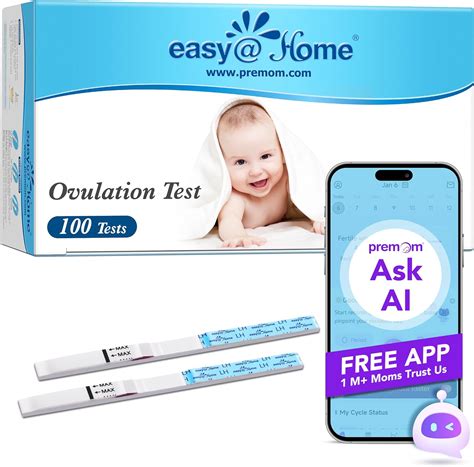 Easy@Home 100 x Ovulation Test Strips, Fertility Tests Ovulation ...