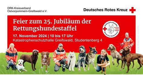 Feier zum 25. Jubiläum der Rettungshundestaffel ...