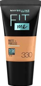 MAYBELLINE NEW YORK Fit Me Matte+Pore Liquid Tube Foundation 330 Toffee ...