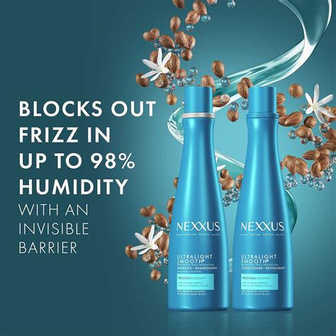 Nexxus Ultralight Smooth Shampoo & Conditioner Set - 13.5 oz - For Dry, Frizzy Hair - Weightless ...