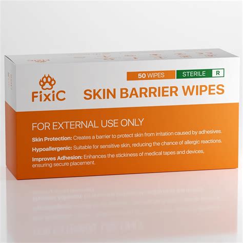 Amazon.com: Fixic Skin Barrier Wipes - 50 PCS - Premium Skin Prep ...