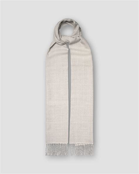 Check Merino Wool Scarf - Eton