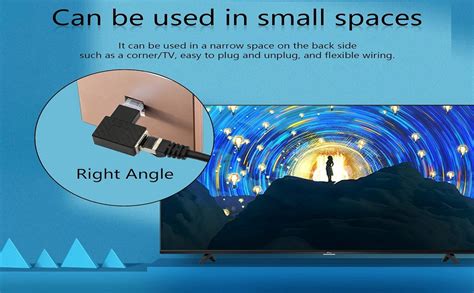 RIIEYOCA Left Angle Ethernet Adapter, 90 Degree RJ45 Male to Female ...