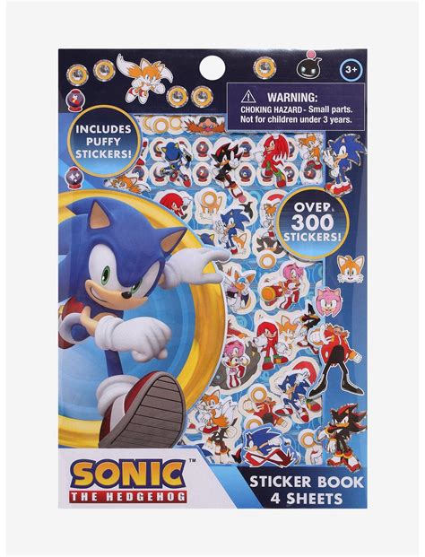 Sonic The Hedgehog Sticker Set | Hot Topic