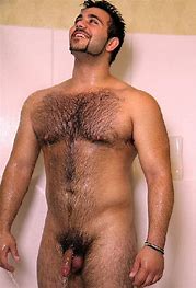 Chest hairy man nude