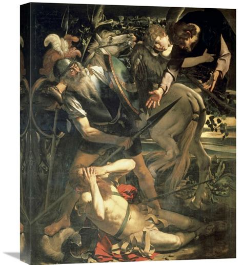 Global Gallery 'Conversion of St. Paul' by Caravaggio Painting Print on ...