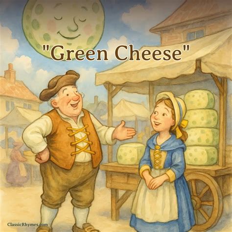Green Cheese: Lyrics, Meaning & Printable PDF - Classic Rhymes