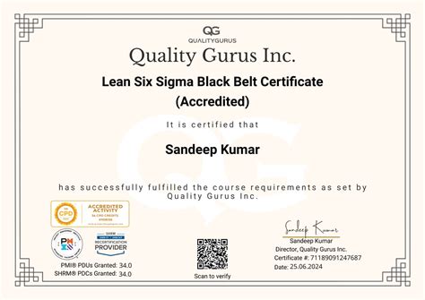 Lean Six Sigma Black Belt (Accredited) Certification | Quality Gurus